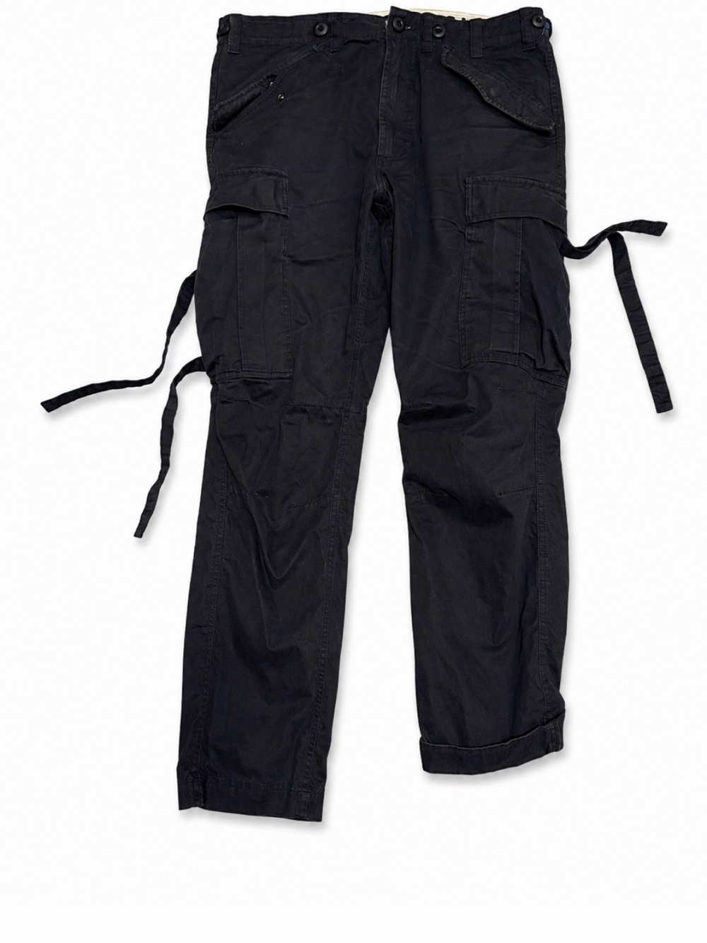 Maharishi OG 107 Crew Cargo Pants Military Utility Tactical Cotton Medium Black - Picture 3 of 8